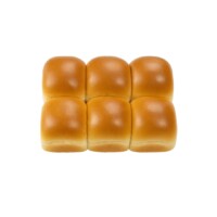 Brioche tradicional macio, leve e levemente adocicado, preparado com farinha de trigo, ovos e margarina.