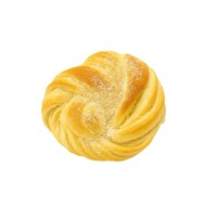 Rosca de coco artesanal, feita com massa amargarinada e macia, delicadamente coberta com coco.